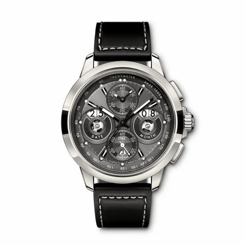 IWC Ingenieur Perpetual Calendar Digital Date-Month Titanium / Slate IW3818-02 (IW381802)